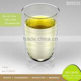 Novelty Drinking Double Wall Hand Made Beer Glass thumbnail-4