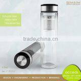 Low MOQ! BPA Free Sports Hot Glass Fruit Infuser Water Bottle thumbnail-1
