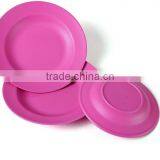 Factory Wholesale Biodegradable Bamboo Fiber Eco Plate thumbnail-2