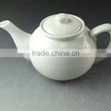 Wholesale Stock Cheap Ceramic Pot,white Tea Pot for Restaurant thumbnail-1