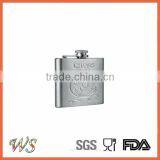 WSJJYY058 4 oz Stainless Steel Hip Flask thumbnail-3