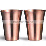 BPA FREE PURE COPPER MINT JULEP CUP, 12 OZ SOLID 100% COPPER JULEP MUG thumbnail-1