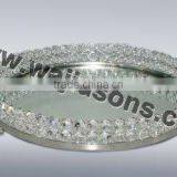 Home Decoration Nice Crystal Fruit Plate, Crystal Glass Fruit Tray thumbnail-1