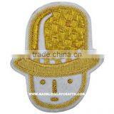 Hand Embroidery Bullion Wire Patches thumbnail-1