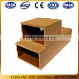 Environmental WPC Fence 130mm*77mm Square Column Waterproof Wood Plastic Railing thumbnail-2