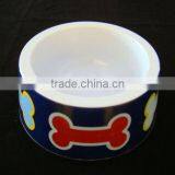 Round Pet Bowl With Decal thumbnail-1