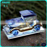 Elegant Crystal Glass Vehicle Model Perfume Bottle for Desk Decoration thumbnail-1