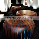 Outdoor Round Table Wood thumbnail-1