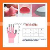 18 Gauge Ultra Lite Black Polyurethane Coated Gloves,Blue Nylon Working PU Gloves,Safety PU Palm Fit Gloves thumbnail-6