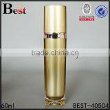 Cosmetic Triangle Shape Gold 15ml Acrylic Lotion Bottle thumbnail-5