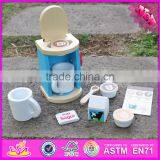 2016 New Design Simulation Home Play Mini Wooden Kids Coffee Maker W10D147 thumbnail-1