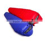 High Quality Goose Down With Cold Protection Collar Adjustable Wateproof Outdoor Camping Sleeping Bag thumbnail-1