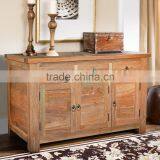 Sideboard ROTTERDAM With 3 Doors Reclaimed Teak Wood Furniture thumbnail-1
