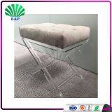 High Quality Stool Chair Soft Cushion Piano Stool X-Shape Transparent Acrylic Stool Legs thumbnail-2