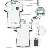 Italy Design Fashion Polo Shirt Solid Color With Boutton and Packet thumbnail-1