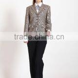 2PCS Fashion Grid Suits for Women / Ladies Suits Jaket& Pants thumbnail-1