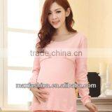 Autumn Comfortable Casual House Wear Maternity Pajamas Wholesale Lounge Wear Plaid Breastfeeding Wear thumbnail-1