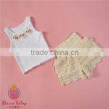 New Popular Baby Girls Lace Shorts Set,2pcs Set for Toddler Girls thumbnail-6