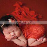 2016 Hot Selling Top Quality Fashion Cheap Diverse Colour Newborn Photo Wrap thumbnail-2