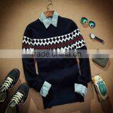 GZY New Long Sleeve Men Sweater Intarsia Sweater thumbnail-2