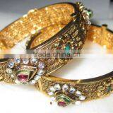 Cuff Bracelet Polki BANGLE Pair thumbnail-1