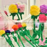 creativity environmental protection Fake Plant artificial Foldable rose flower for Valentine's Day gift