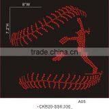 Bling Ruby Professional Softball Player Hot Fix Rhinestone Transfer thumbnail-3