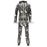 PA0007A All Over Reindeer Printed Xxxl Onesie for Men thumbnail-3