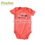 QingDao Soft Comfortable Wholesale Baby Clothes Romper Summer Style Baby Girl Romper