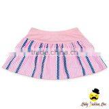 Fashion Children Summer Pink Waterproof Strap Striped H Design Bow Young Girl Swimwear Beach Top Clothes thumbnail-2