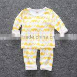 S15884A High Quality Children Organic Cotton Pajamas Sleepwear thumbnail-2