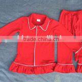 2017 New Arrival Christmas Baby Clothing Little Teenage Kid Child Boys Girls Pajamas Red Pjs Kids Christmas Pajamas thumbnail-2