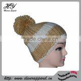 Best Selling Cheap Winter Pompom Knitted Hat thumbnail-2