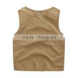 Wholesale Summer Sleeveless Cotton Boys Casual Children Tops thumbnail-6