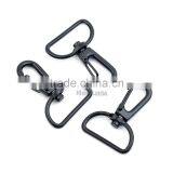 25mm/20mm 1&0.75 Inch Matt Black Enamel Alloy Swivel Clasps Snap Key Hooks DIY Key Chain Ring HK-022 thumbnail-5