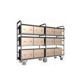 Metal Wire Shelving / Wire Mesh Shelving Equipped With 6 Castors For Material Handling thumbnail-1