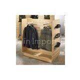 Promotional 4 Way Wood & MDFgarment Display Rack for Retail Stores Show Clothes and Shoes
