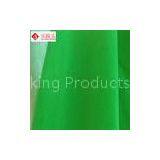 Polyster Knitted Flocked Velvet Fabric Green Plain For Furniture