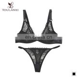 China Wholesale Popular Sexy Teen Breathable Net Lace Bra Panty Set