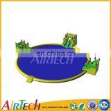 Big Water Park on Land With Swimming Pool