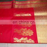 Women's Dress Indian Saree Zari Work Pallu Silk Sari Wedding Dress thumbnail-3