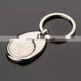 Supermarket Metal Shopping Cart Coin Holder Keychain