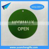 Aluminum Red Dog Tag With Engraved Logo thumbnail-2