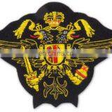 uk Blazer Badge Bullion Club Badges Hand Embroidered Bullion Wire Club Blazer Badge EB-051