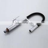 High Technology Polishing Plated Flexible Hose Pull Out Kitchen Mixer Faucet thumbnail-5