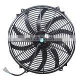 16"ELECTRIC RADIATOR FAN HIGH 3000 CFM THERMOSTAT WIRING SWITCH RELAY KIT BLACK thumbnail-3