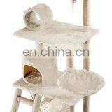 Wholesale Sisal Castle Modern Large Big Climbing Scratch Pet Scratcher Wood Condo Furniture Tower Cat Tree thumbnail-5