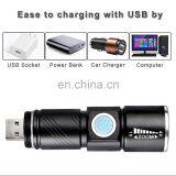 Mini USB Rechargeable Bike Bicycle LED Flashlight Waterproof thumbnail-5