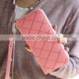 Flower PiNK and Black Multicolor Handbag Purse Wallet Caretera Para Dama Carteira Pu Leather Multifunction thumbnail-4