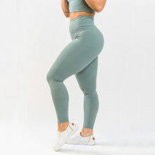 High Waisted Workout Scrunch Butt Lifter Gym Womens Yoga Leggings thumbnail-2